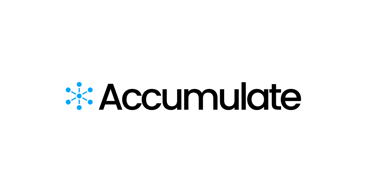 Accumulate logo